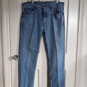 Levi's 505 Men's Cotton Jeans - Light Stonewash - 36x32